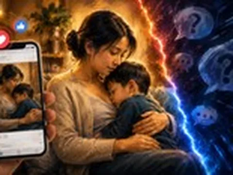 Tranh luận: Trẻ bú sữa mẹ kéo dài từ 3 đến 7 tuổi, còn 'khoe' ảnh lên mạng