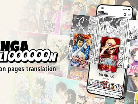 Shueisha Đẩy Mạnh Hoạt Động Toàn Cầu với MANGA MILLION - Nền Tảng Manga (Truyện Tranh Nhật Bản) Hỗ Trợ 100 Ngôn Ngữ