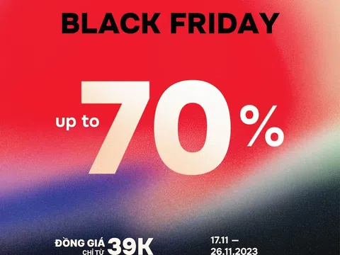 BLACK FRIDAY 2023, nhiều thương hiệu tăng thời gian sale, có nơi tặng hơn 10.000 món quà