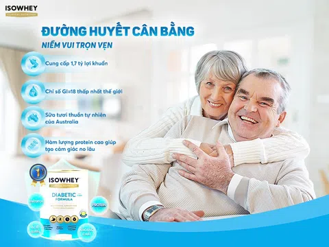 IsoWhey Diabetic Formula - Dinh dưỡng chuyên biệt cho người tiểu đường