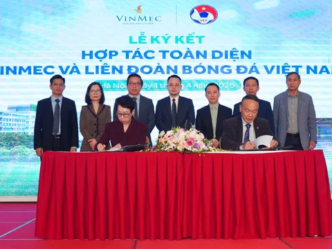 VINMEC VÀ VFF HỢP TÁC CHIẾN LƯỢC NÂNG CAO CHẤT LƯỢNG Y HỌC THỂ THAO