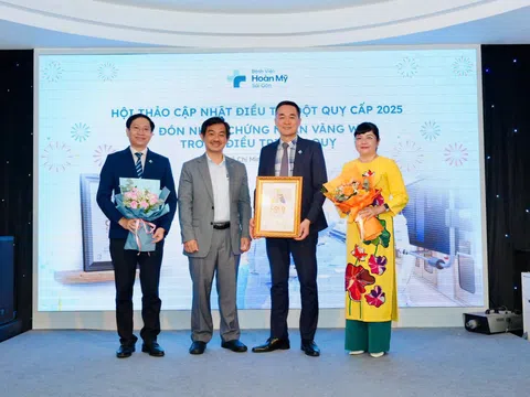 Bệnh viện Hoàn Mỹ Sài Gòn đón nhận Chứng nhận Vàng của Hội Đột quỵ Thế giới, nâng cao năng lực điều trị đột quỵ toàn diện theo tiêu chuẩn quốc tế