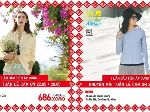 F5 tủ đồ hè với loạt bí kíp săn sale giá cực hời tại Tuần Lễ Cảm Ơn của UNIQLO
